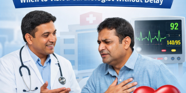 Heart Clinic Solapur cardiologist consulting a patient with chest pain